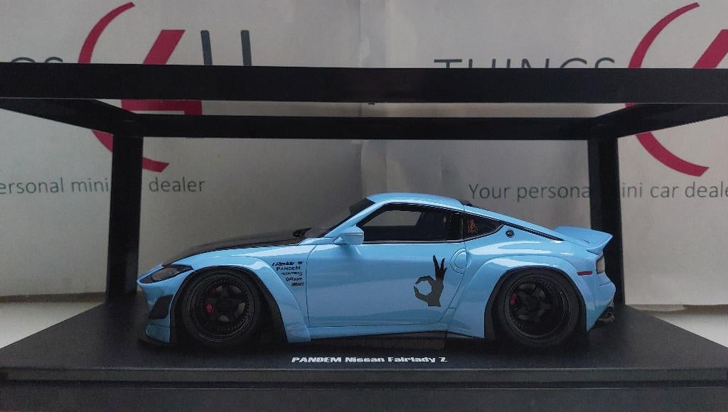 GT Spirit 1:18 Nissan Fairlady Z PANDEM 2025 blauw/zwart, Ophalen of Verzenden, Nieuw, Auto, Overige merken