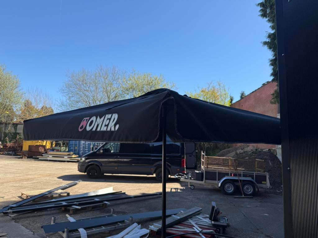 4x OMER PARASOL 2m x 2m, Ophalen