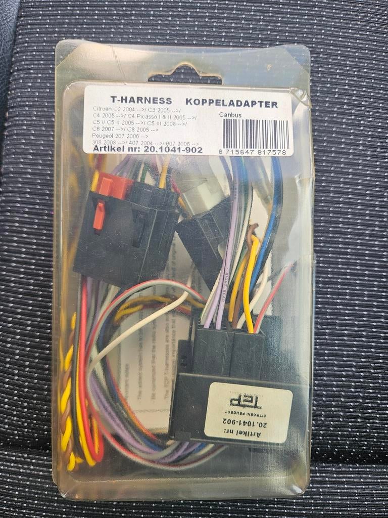Autoradio ISO aansluitkabel, Auto diversen, Ophalen of Verzenden, Nieuw
