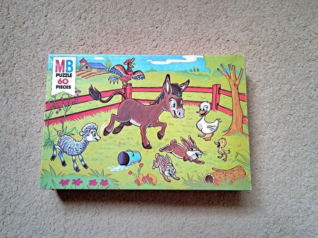 Boerderij kinderpuzzel, 60 stukjes, compleet ZGAN, Ophalen of Verzenden, Meer dan 50 stukjes, Zo goed als nieuw, 4 tot 6 jaar