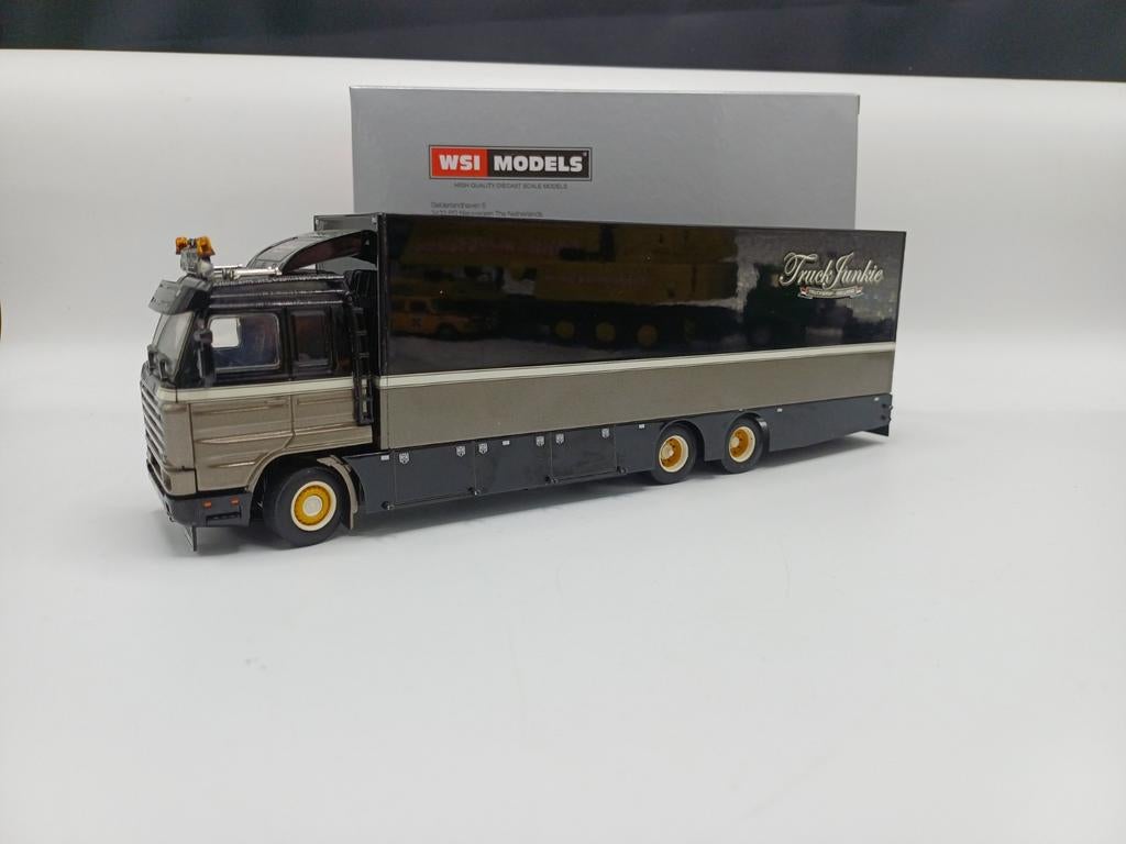 WSI Scania 143 Streamline bakwagen Truckjunkie, Ophalen of Verzenden, Zo goed als nieuw, Bus of Vrachtwagen, Wsi