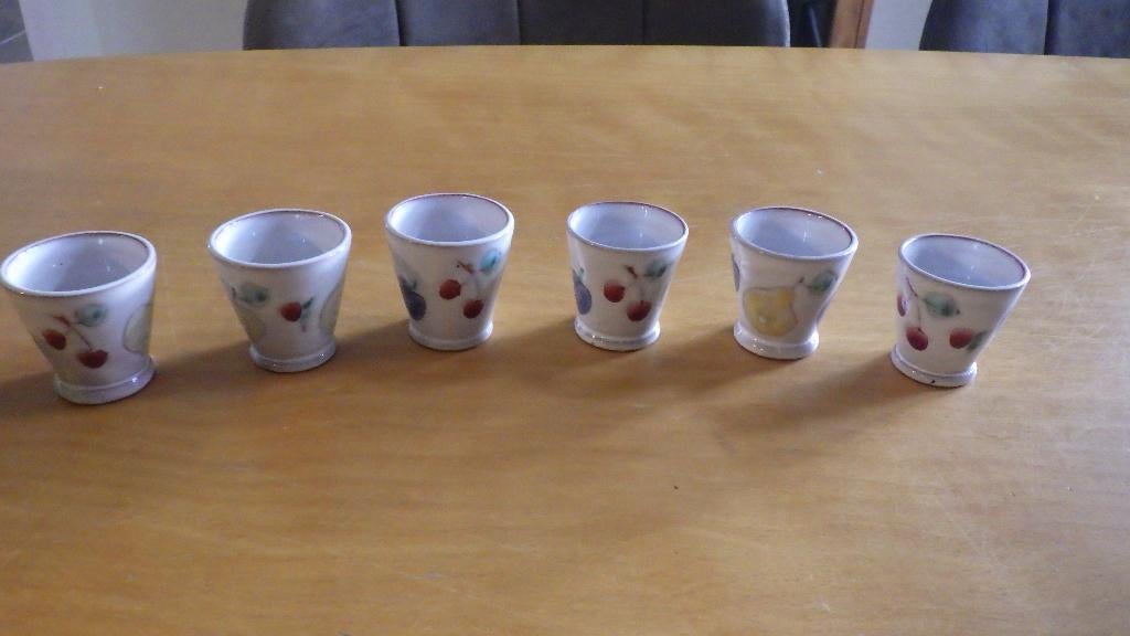 mooie retro serviesonderdelen (Hans Wagner), Gebruikt, Overige typen, Ophalen of Verzenden, Overige stijlen