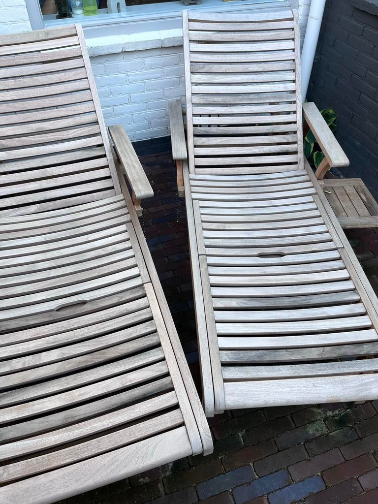 Sunyard Derby ligbed met wiel, Ophalen, Zo goed als nieuw, Hout, Verstelbaar