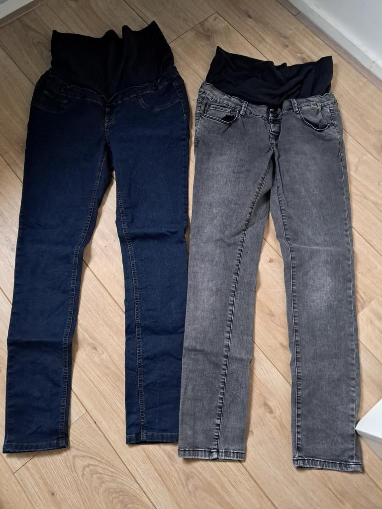 2 zwangerschapsbroeken Noppies & Supermom maat 32 zgan, Noppies, Supermom, Ophalen of Verzenden, Zo goed als nieuw, Maat 34 (XS) of kleiner