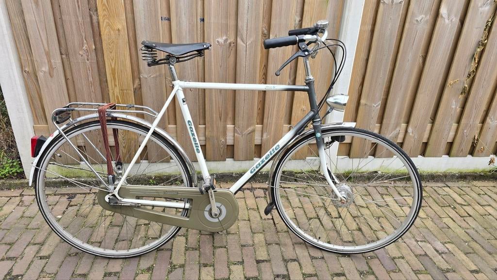 Gazelle Tour de France Herenfiets 61 cm frame, Ophalen, Gebruikt, Versnellingen, 57 tot 61 cm