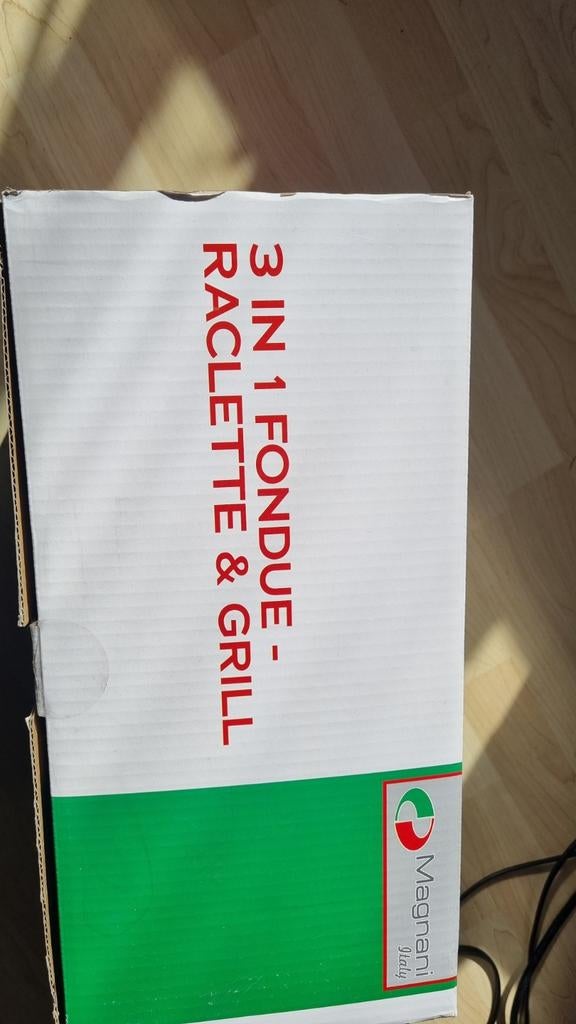 Fondu-raclette en grill in 1, Ophalen of Verzenden, Nieuw, 4 t/m 7 personen