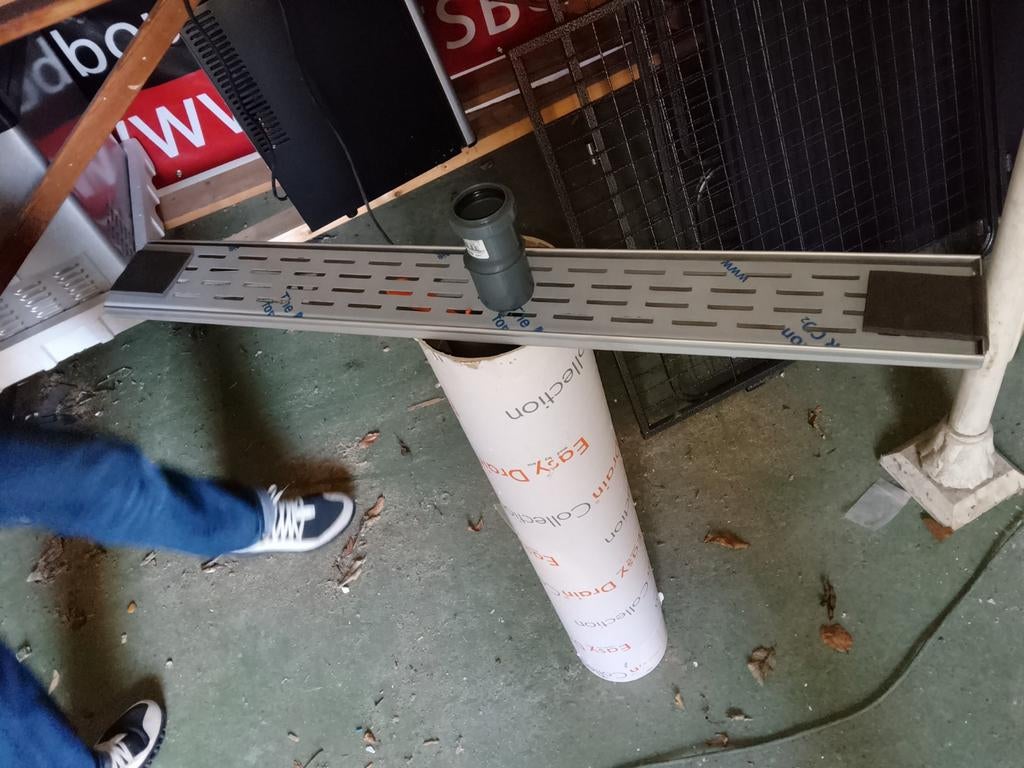 Rvs easy drain douchegoot. Nieuw in verpakking., Doe-het-zelf en Verbouw, Sanitair, Ophalen of Verzenden, Nieuw, Rvs, Douche