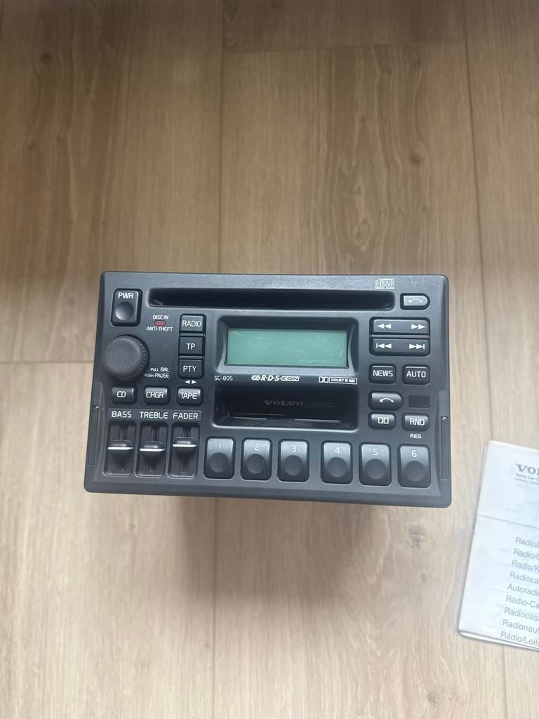 Volvo SC-805 Autoradio Cassette Speler, Ophalen of Verzenden, Gebruikt