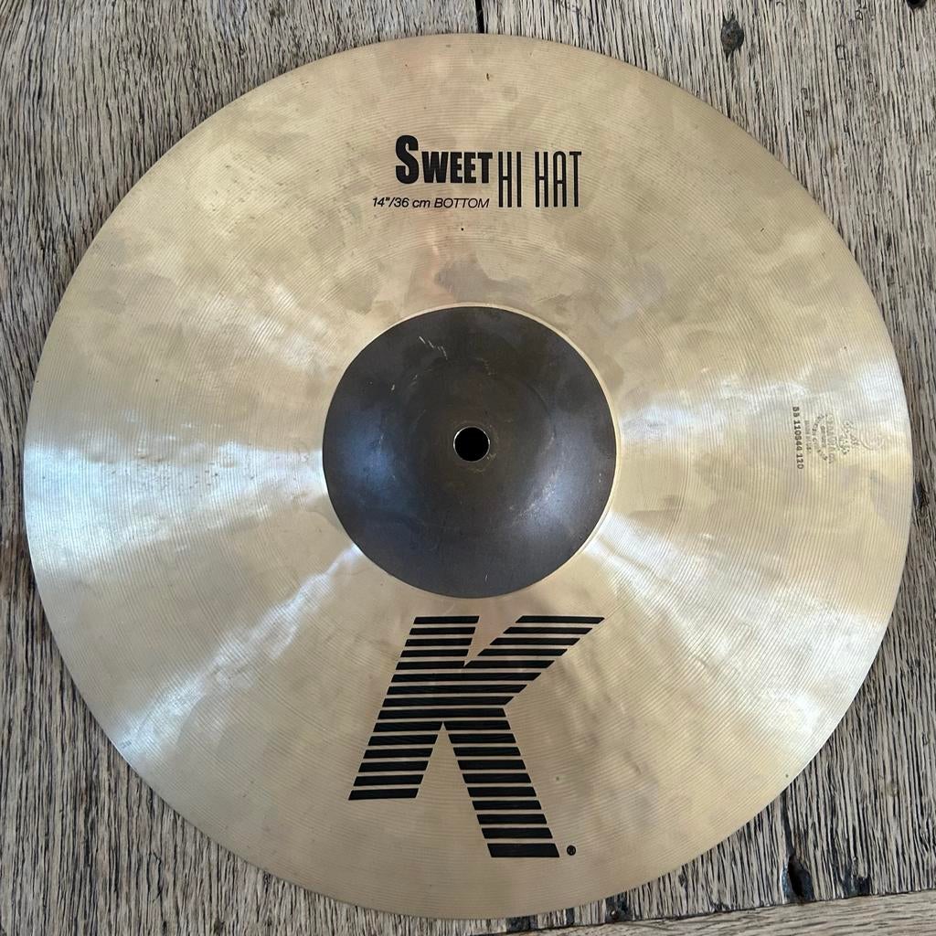 Zildjian K Sweet Hi Hat 14" Bottom (2022), 1722ea 231, Drums of Percussie, Ophalen of Verzenden, Zo goed als nieuw