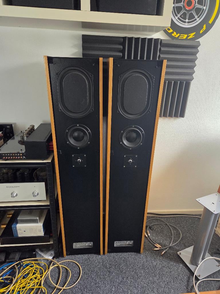 Zeer zeldzaam Audiolab REM met eindversterker, Gebruikt, 120 watt of meer, Front, Rear of Stereo speakers, Ophalen