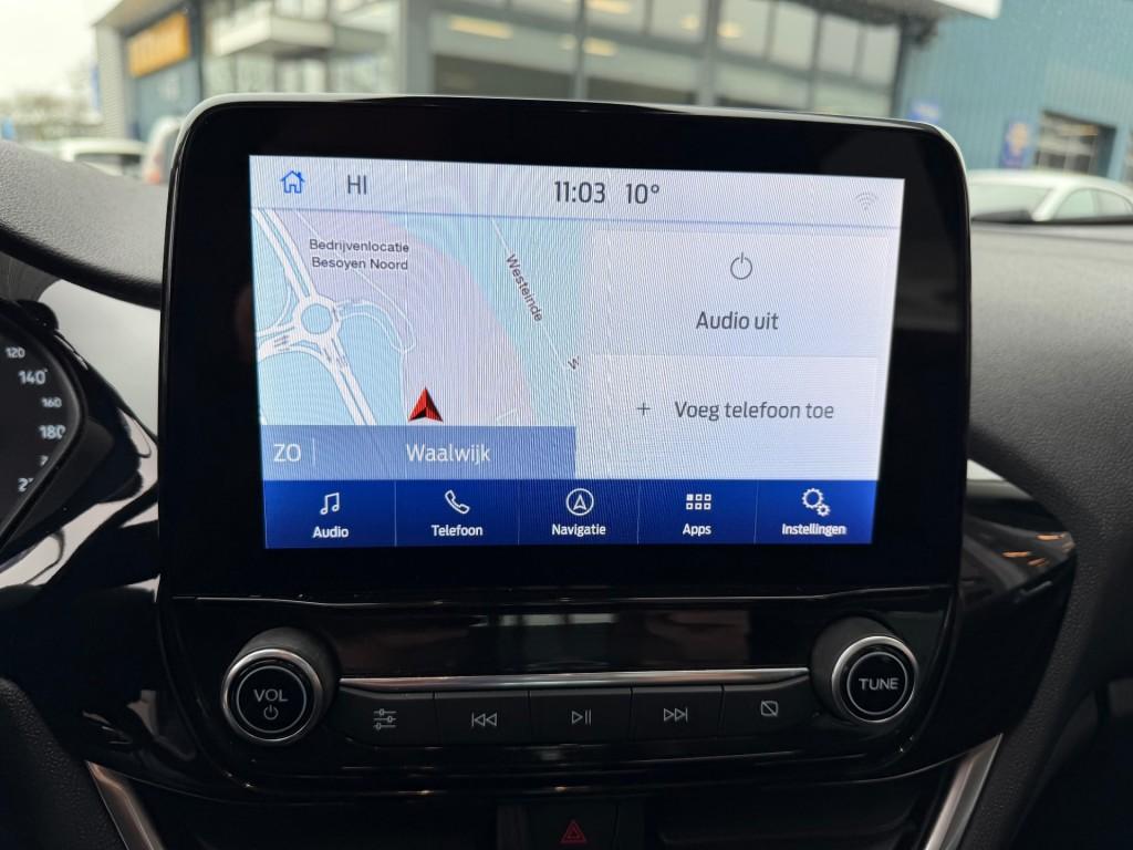 Ford FIESTA 1.0 ECOB.HYBRIDE/BENZ TITANIUM 125 PK NAVI AIRCO, 125 pk, Gebruikt, Electronic Stability Program (ESP), Bedrijf