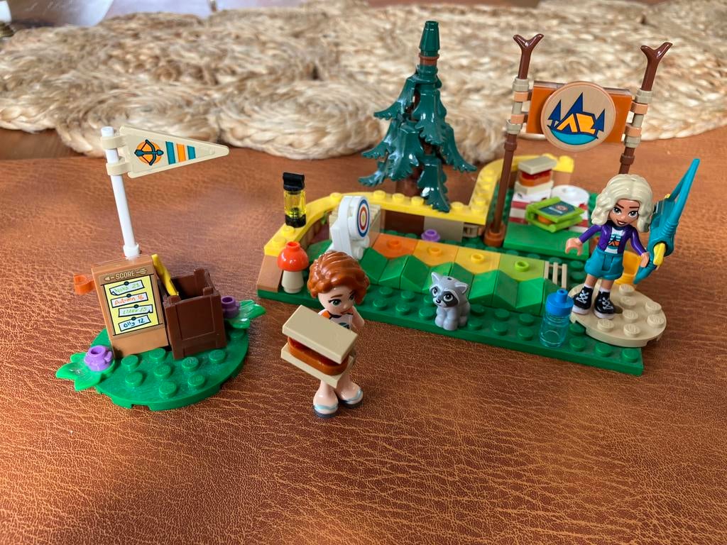 Lego Friends 42622 Avonturenkamp boogschietbaan, Inclusief minifiguren, Gebruikt, Lego, Friends