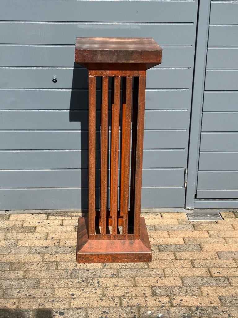 Cortonstaal tuin zuil, Tuin en Terras, Ophalen, Zo goed als nieuw, Overige materialen, Overige typen