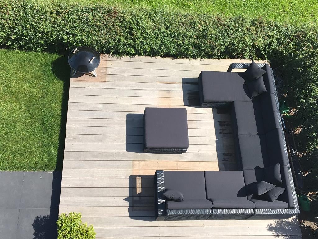 Design loungeset nog 1 beschikbaar extra modules en korting, Tuin en Terras, Tuinmeubel-accessoires, Nieuw, Ophalen
