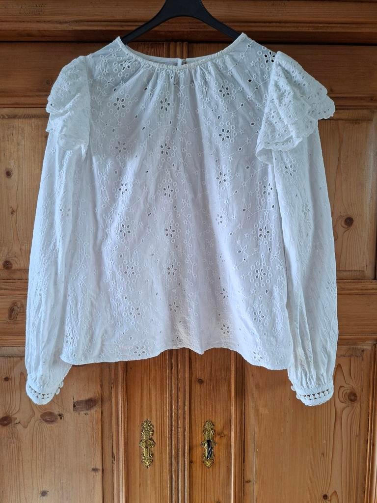 Bailey top | Fabienne Chapot | S/36 | 100% Bio katoen, Wit, Ophalen of Verzenden, Zo goed als nieuw, Fabienne Chapot