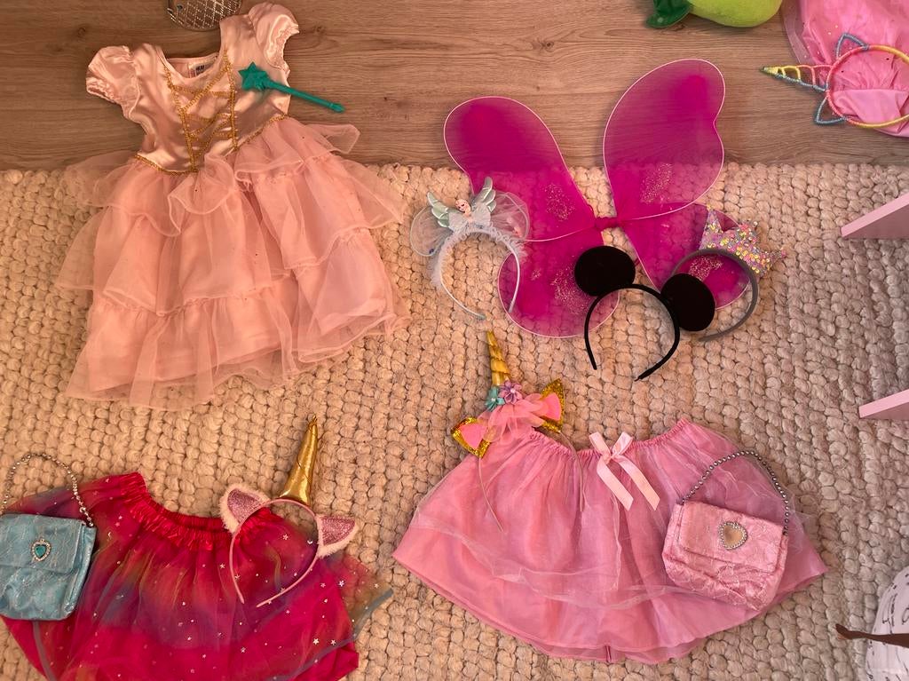 Verkleedkleding setjes voor meisjes (maat 98-104 en groter), Ophalen, Gebruikt, 104 of kleiner, Meisje