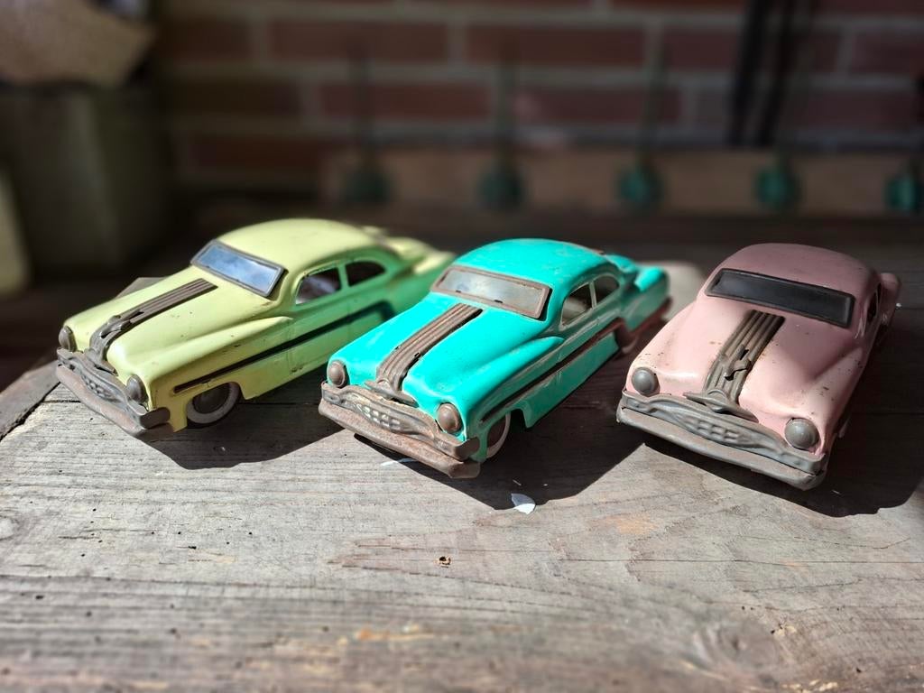 Vintage blikken Pontiac auto's, Overige merken, Gebruikt, Auto, Groter dan 1:32