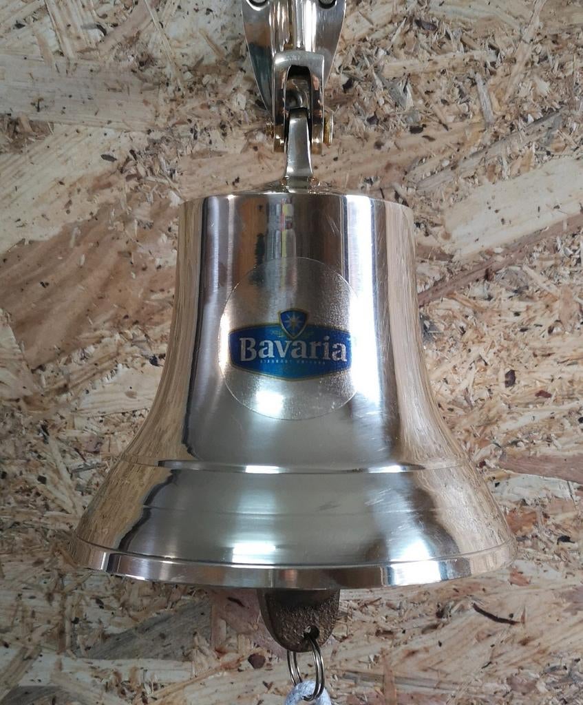 Mooie nieuwe BAVARIA messing café bel/bar bel, Verzamelen, Biermerken, Ophalen of Verzenden, Nieuw, Overige typen, Bavaria