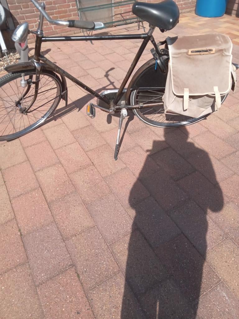 Antieke fiets Union 70 jjaar, Ophalen