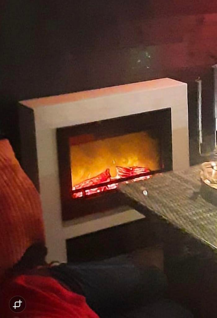 Elektrische sfeerhaard, Ophalen of Verzenden, Gebruikt, Vrijstaande haard, Elektrische haard