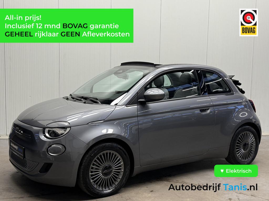 Fiat 500E Icon 42 kWh NAVIGATIE-AIRCO/ECC-LMV-CRUISE CONTROL, 12 maanden, Stof, Gebruikt, 118 pk
