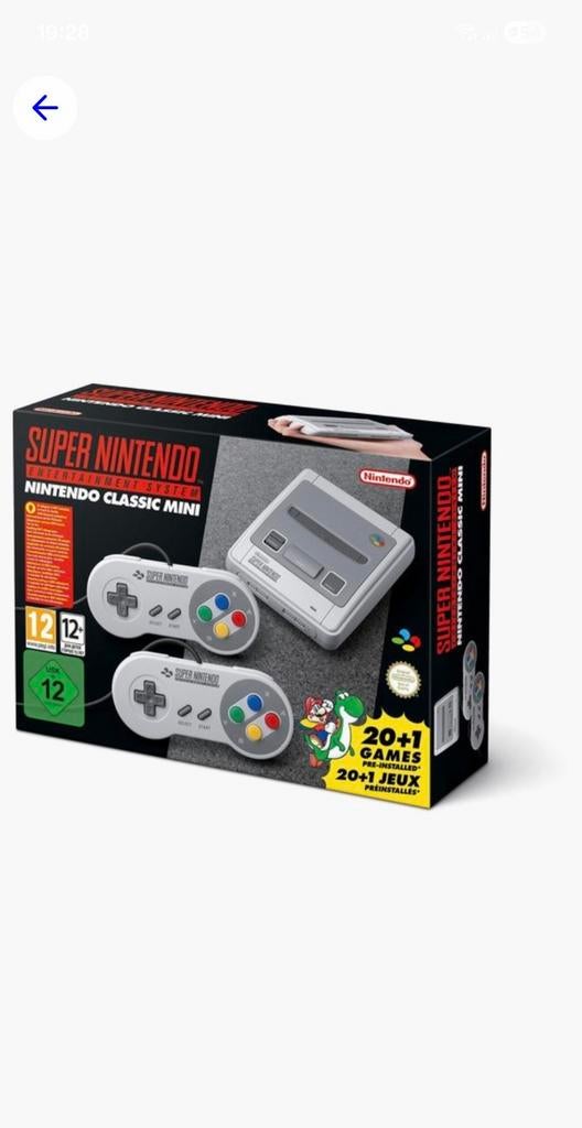 Super Nintendo Classic Mini 16-bit - Nieuw in doos, Spelcomputers en Games, Spelcomputers | Nintendo Super NES, Ophalen of Verzenden