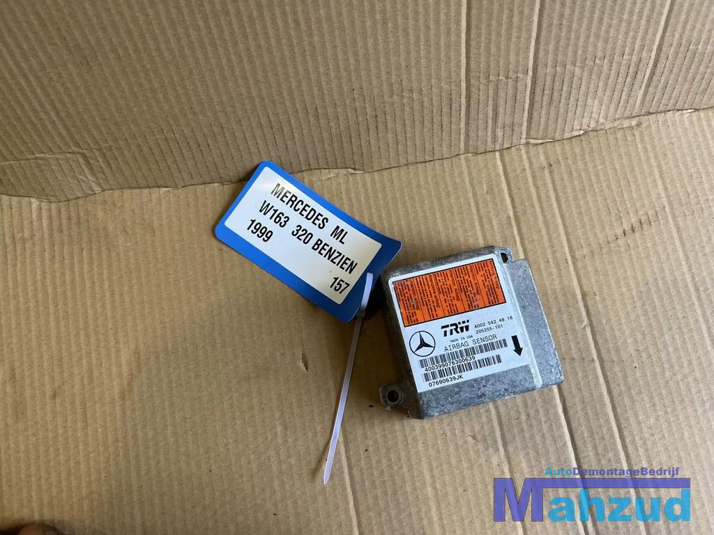 MERCEDES ML W163 Airbag module A0025424818 1998-2005, Gebruikt, Mercedes-Benz AG, Mercedes-Benz, Ophalen of Verzenden