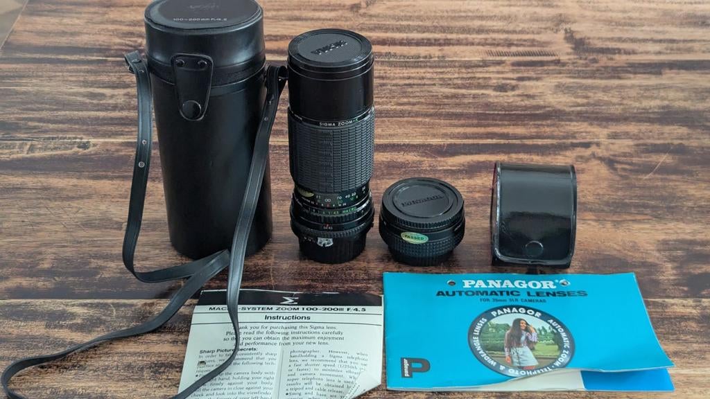 Nikon Ai 100-200mm en 2x converter (100-400mm bereik)., Ophalen, 1960 tot 1980, Lens of Lenzen