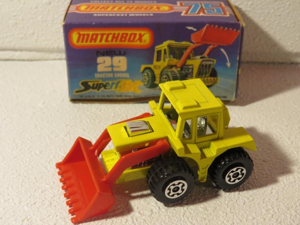 Matchbox MB29 Tractor shovel, Ophalen of Verzenden, Tractor of Landbouw