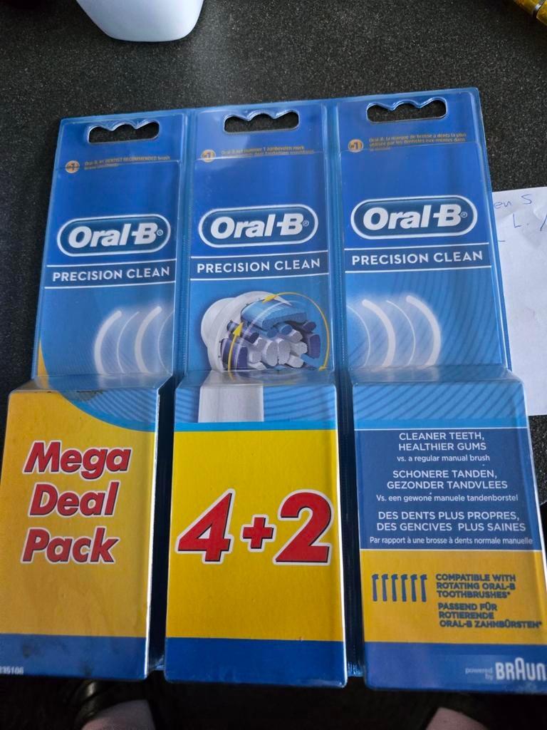 Oral-B Precision Clean opzetborstels, Ophalen of Verzenden