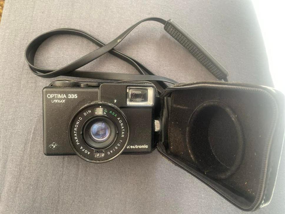 Agfa Optima 335 Sensor electronic analoge camera, Ophalen of Verzenden, Gebruikt, Compact, Overige Merken