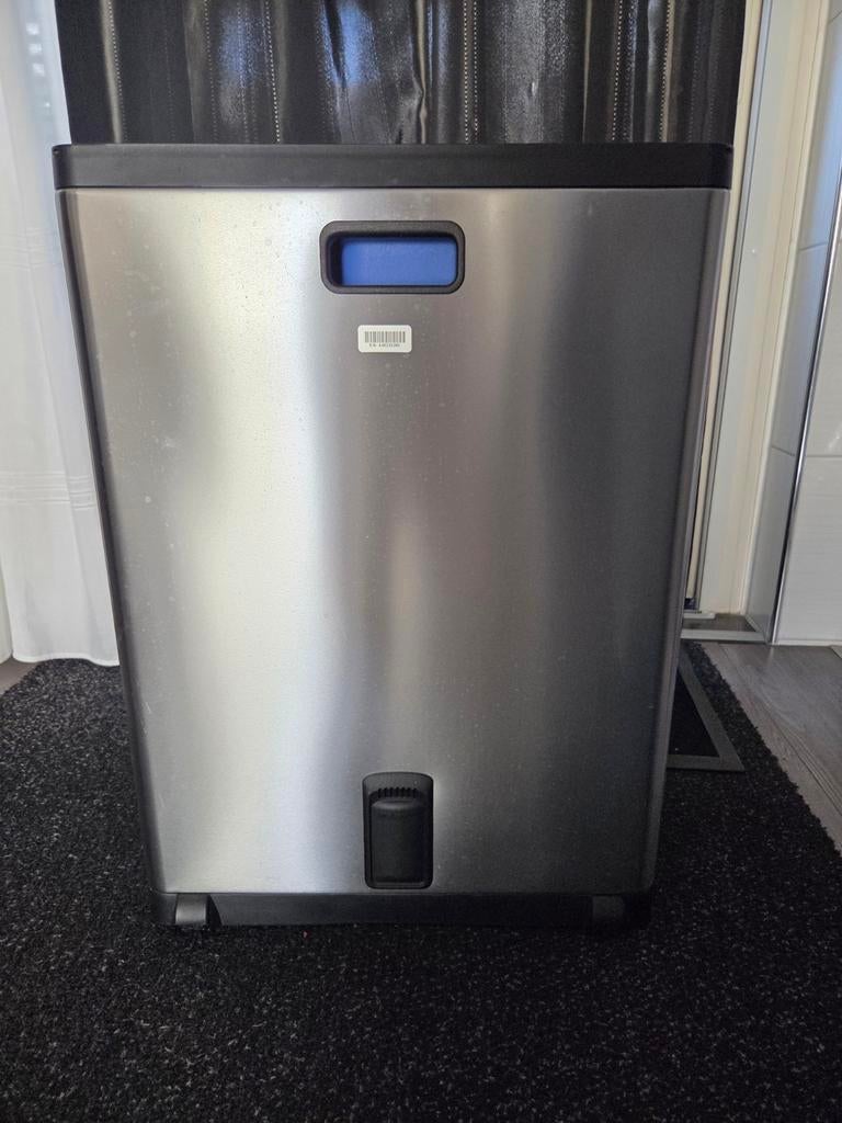 Rvs simplehuman prullenbak  65x 49,5 x 25,5 cm, Huis en Inrichting, Woonaccessoires | Prullenbakken, Nieuw, 40 liter of meer, Ophalen of Verzenden