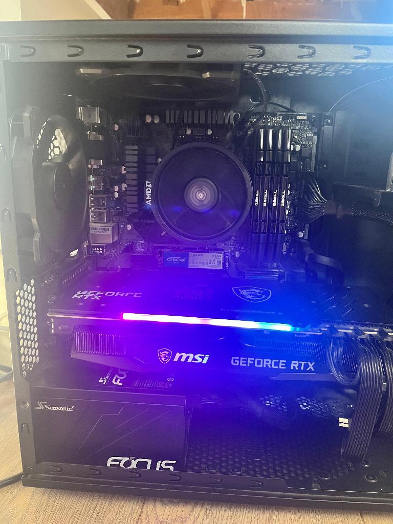 Game PC – RTX 3080 Ti / Ryzen 5 / 32GB / 1TB NVMe, Computers en Software, Desktop Pc's, Ophalen, Gebruikt, Nvidia, 32 GB