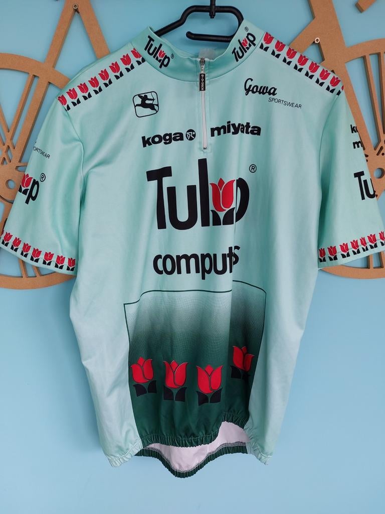 WIELERSHIRT TULIP COMPUTERS van der Poel, Ophalen of Verzenden, XL, Bovenkleding