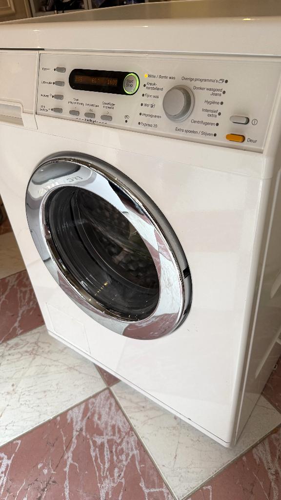 Miele W5866 ,7 kg,1600 t, A+++,Display, Refurb,3 mnd Garanti, Ophalen, Gebruikt, Voorlader, 85 tot 90 cm