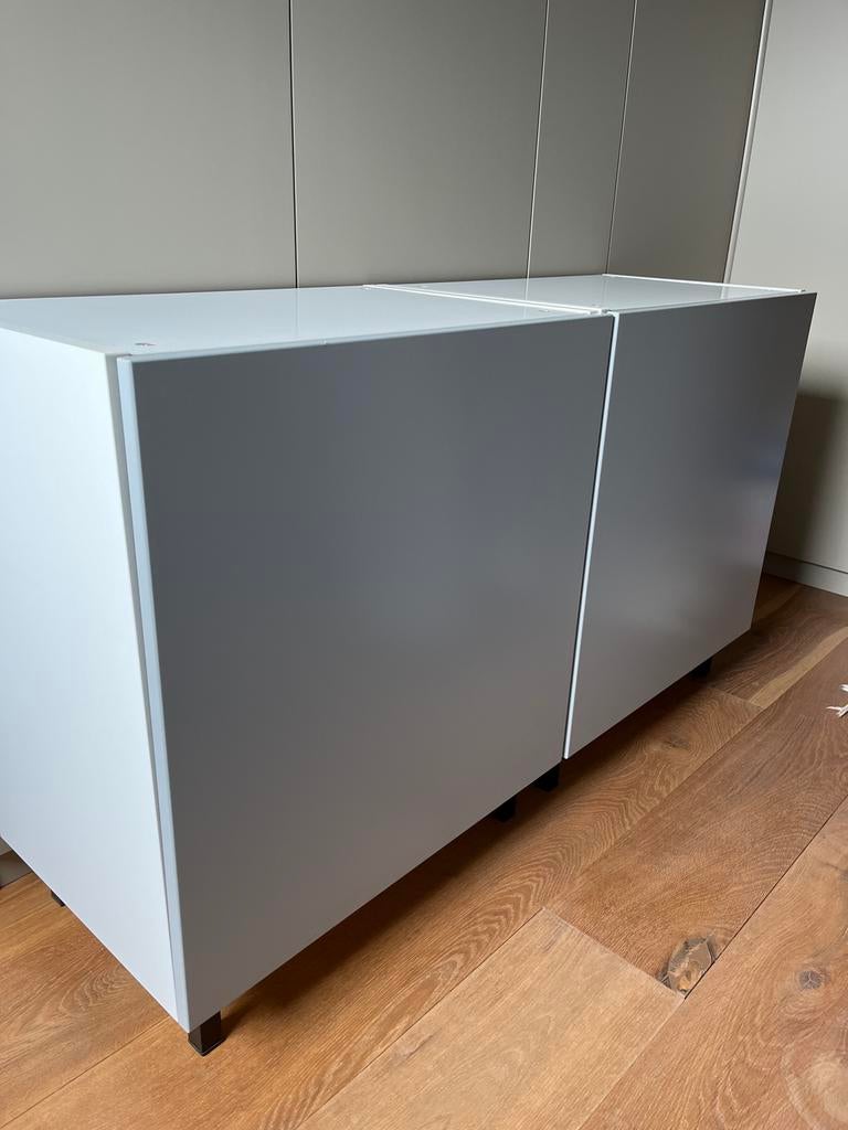 Metod bovenkastjes wit/lichtgrijs, Huis en Inrichting, Kasten | Overige, Gebruikt, Ophalen