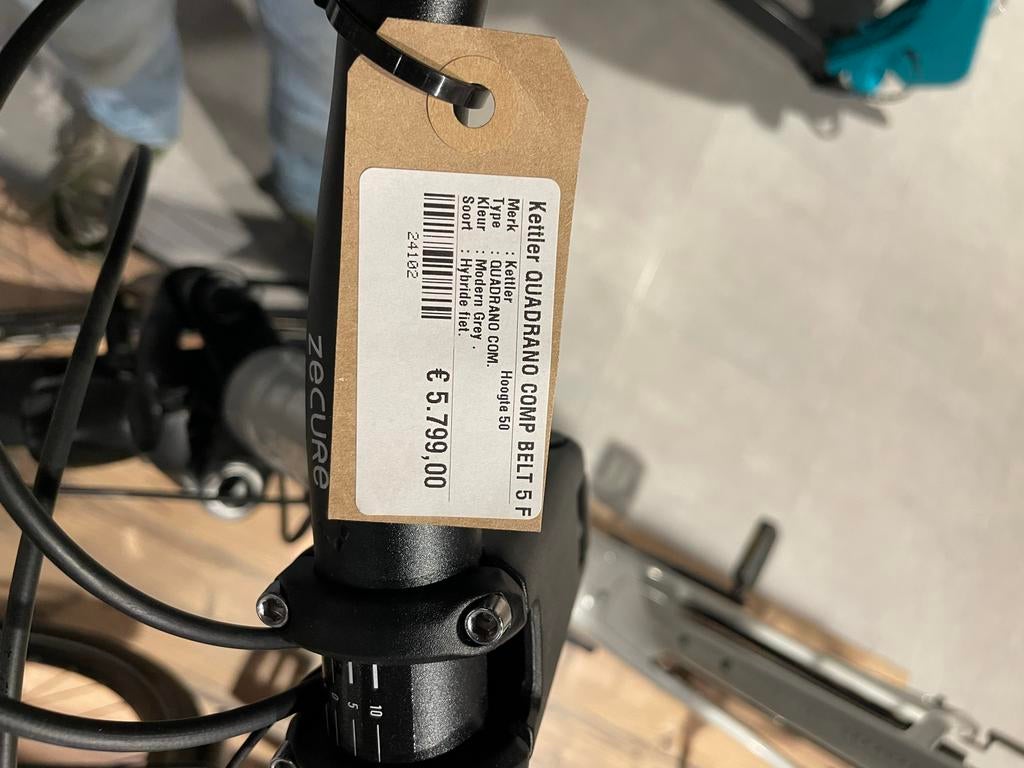 Kettler Quadrano Comp 5 Belt Hybride Fiets, Nieuw, 51 tot 55 cm, 50 km per accu of meer, Ophalen