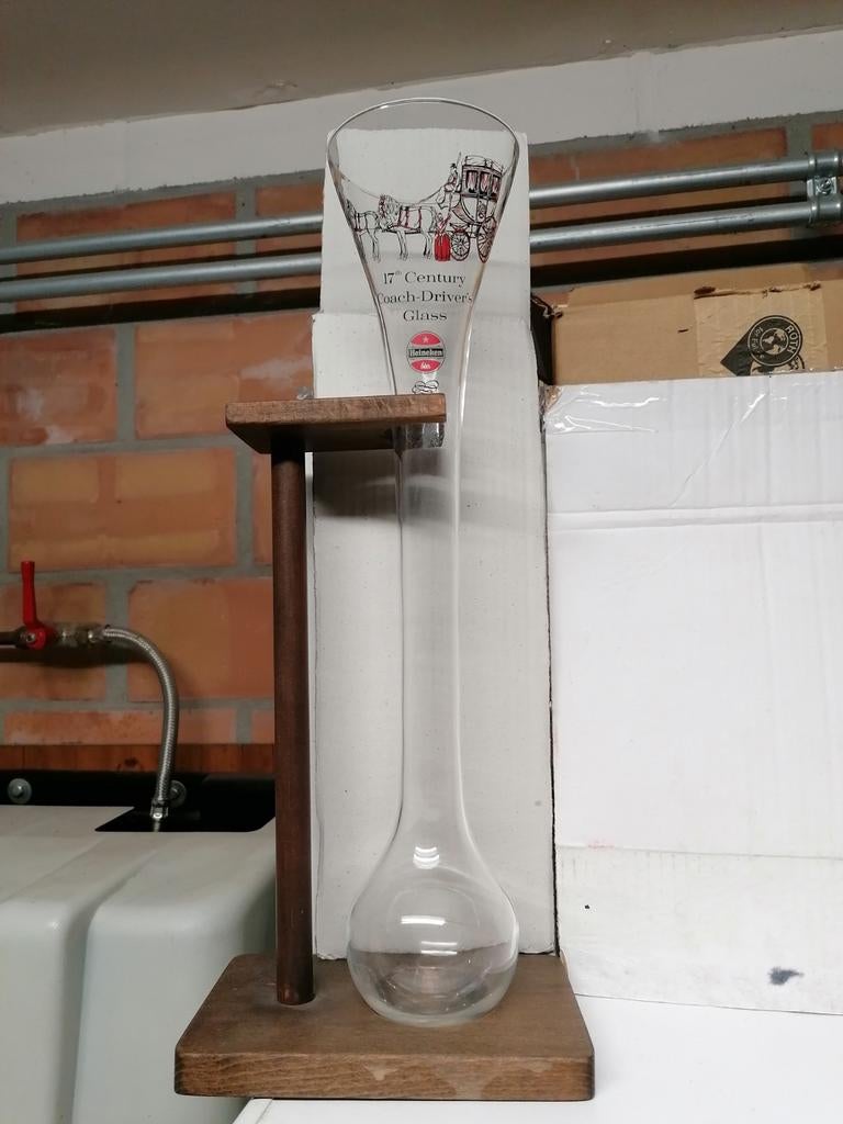 Apart Heineken bierglas., Ophalen of Verzenden, Zo goed als nieuw, Glas of Glazen, Heineken