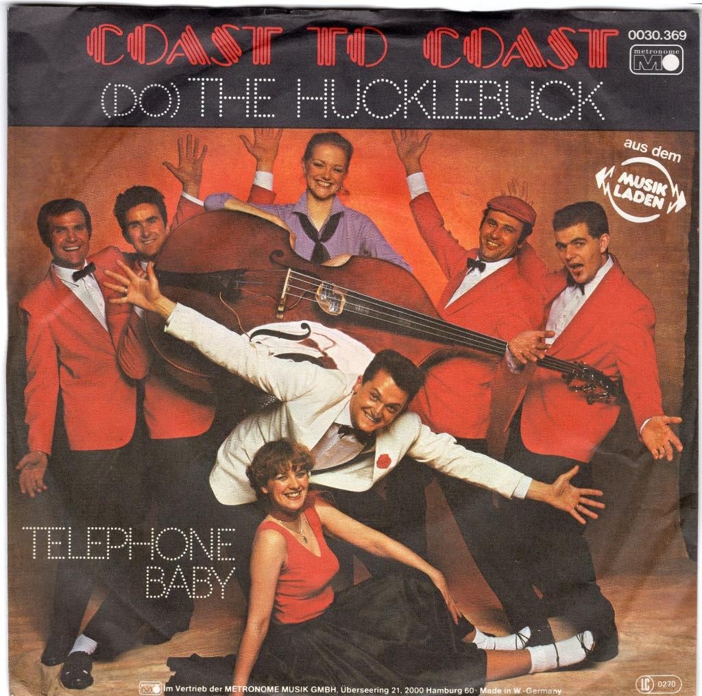 COAST TO COAST  -  Do the hucklebuck, Gebruikt, 7 inch, Single, Ophalen of Verzenden