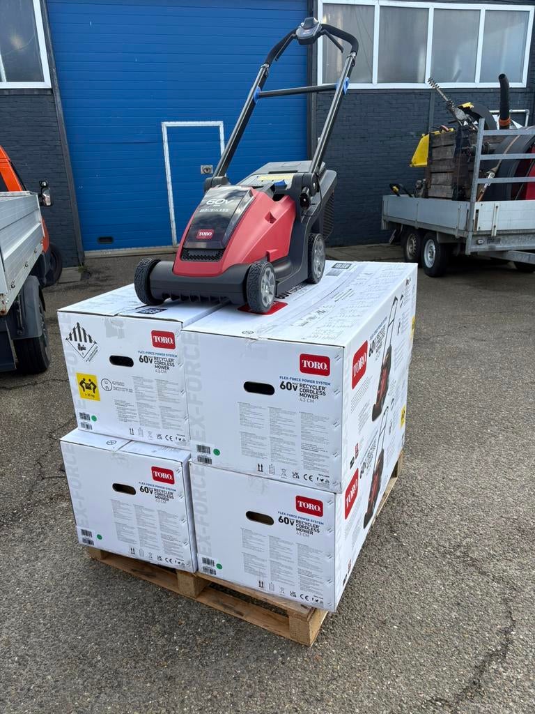 Nieuwe Toro EL 43PST accu duwmaaier, Tuin en Terras, Grasmaaiers, Ophalen, Accu-grasmaaier, Toro, Nieuw