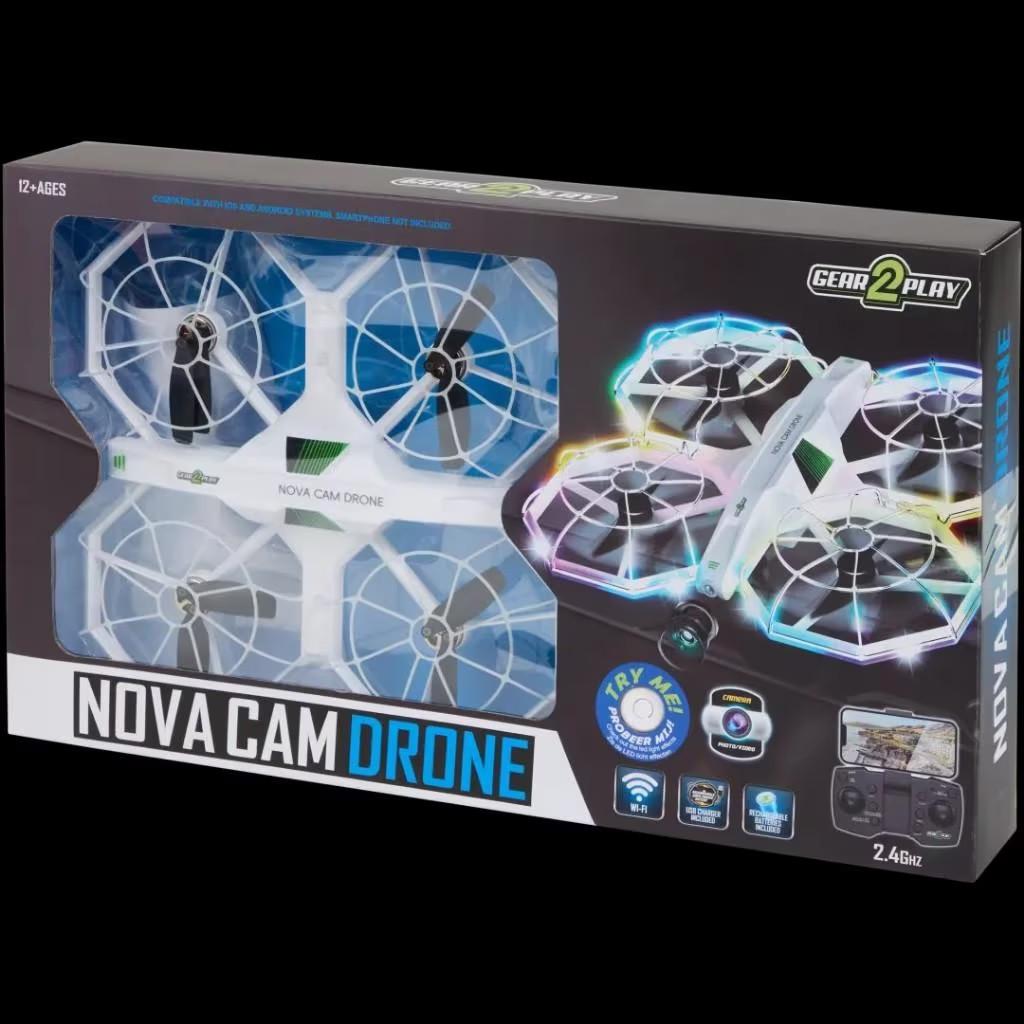 Gear2Play Nova drone met camera 49 x 28 cm, Audio, Tv en Foto, Drones, Nieuw, Cameradrone, Ophalen