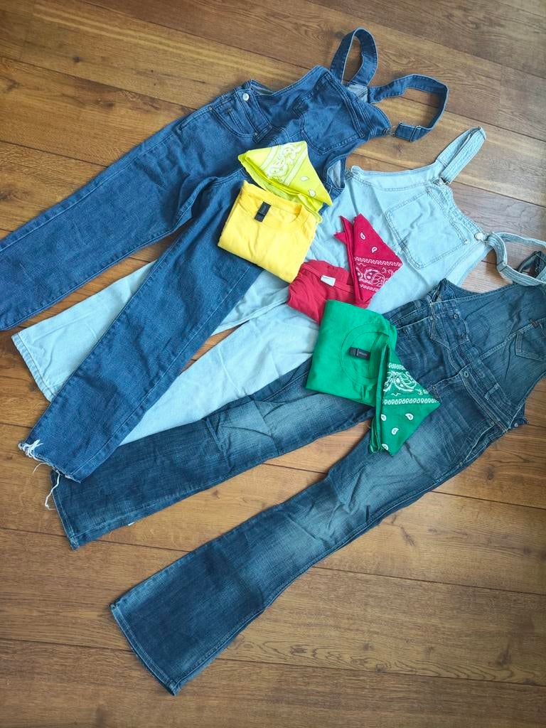 K3 - 3 biggetjes outfits (shirts, bandana's en tuinbroeken), Ophalen of Verzenden, Zo goed als nieuw