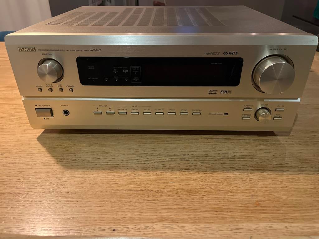Denon AVR-2802 AV Surround Receiver - Topkwaliteit Geluid, Ophalen, Gebruikt, Denon, 120 watt of meer
