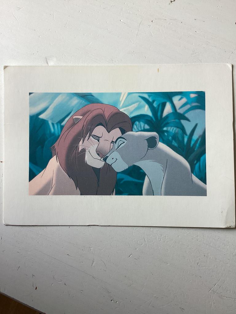 Ansichtkaart The Lion King (Disney), Verzenden, 1980 tot heden, Gelopen, Overige thema's