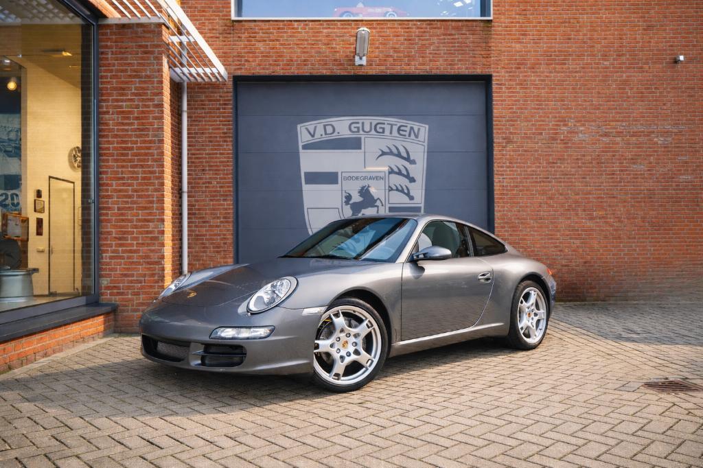 Porsche 997 3.6 Carrera 2007 17.381KM! (BTW auto!), Achterwielaandrijving, Zwart, 4 stoelen, Stoelverwarming