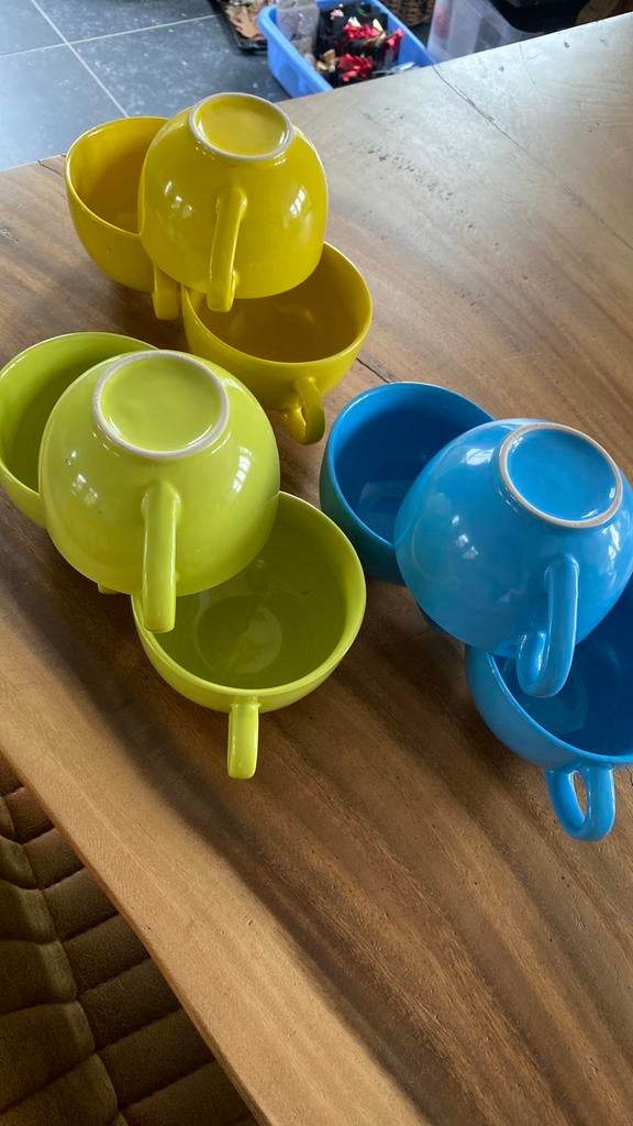 Aangeboden negen puntgave soepkommen, Ophalen of Verzenden, Zo goed als nieuw