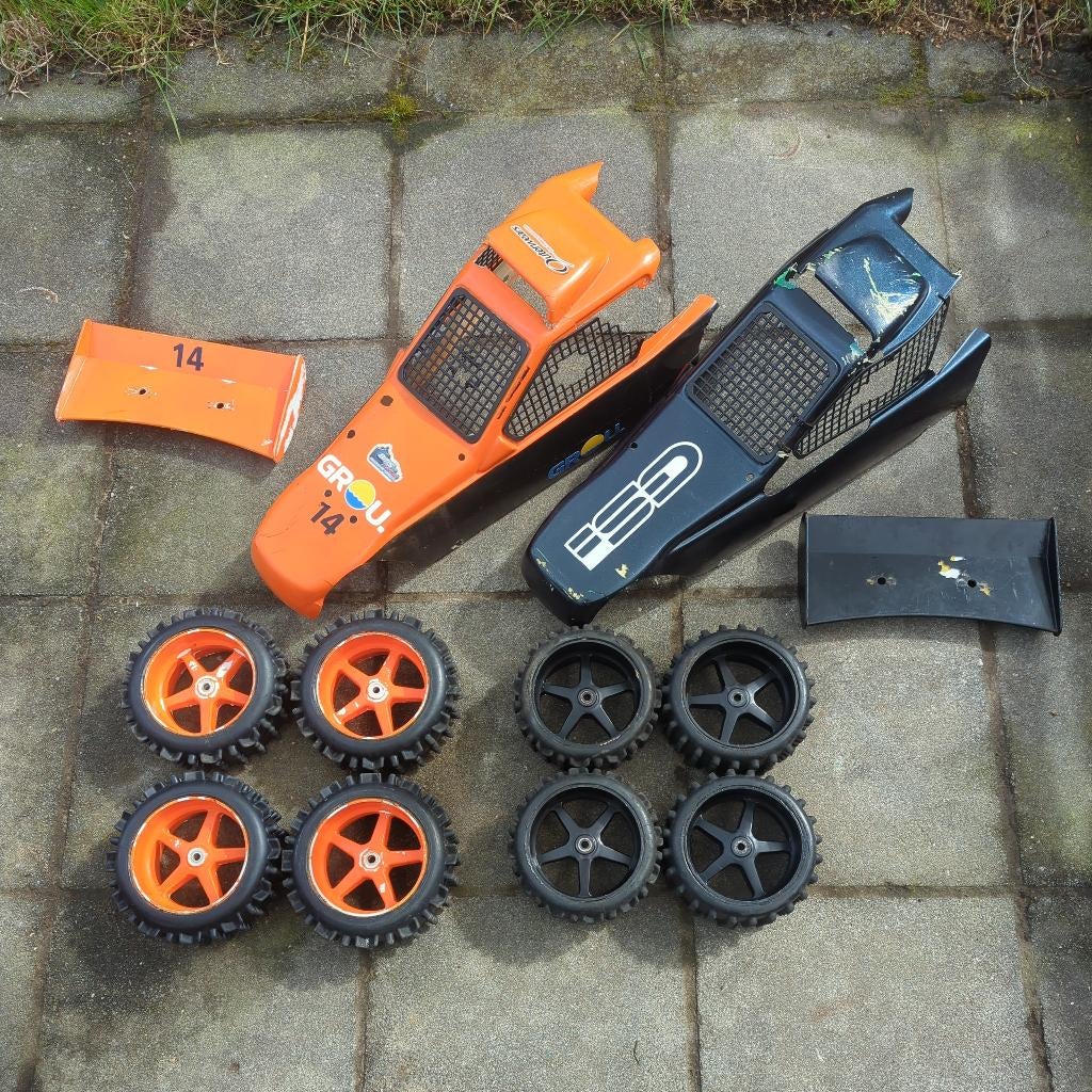 FG Marder wielen, kappen, spoilers deels goed & deels slecht, Gebruikt, Onderdeel, Overige schalen, Overige typen