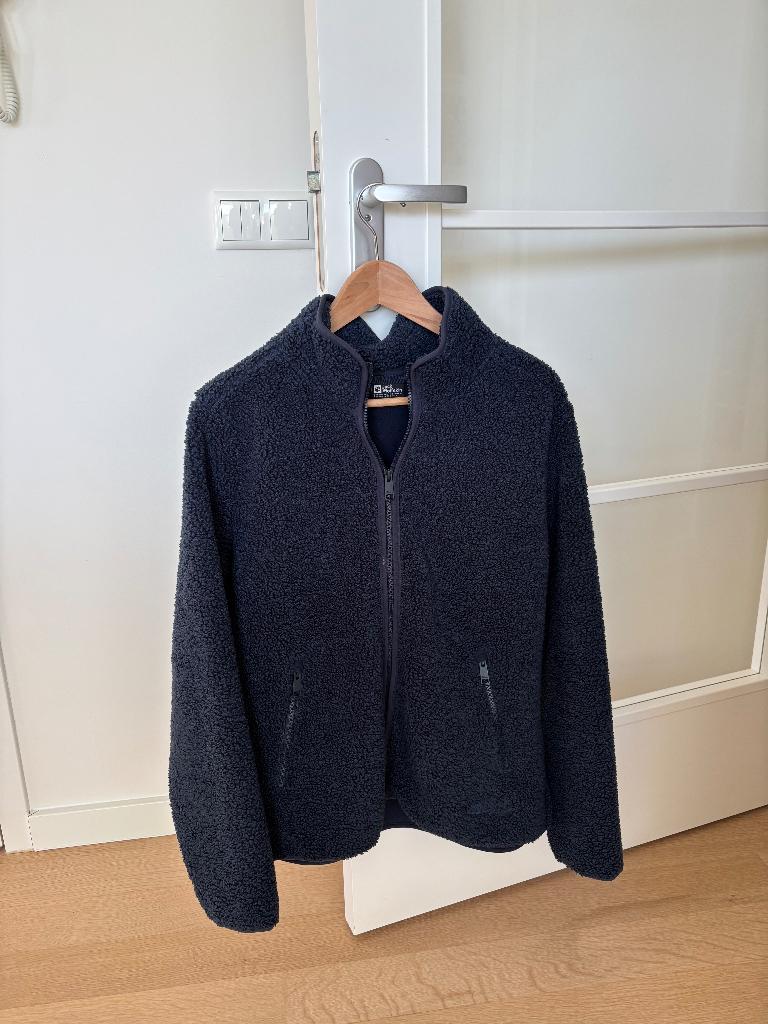 Teddy/fleece jasje dames XL, Kleding | Dames, Truien en Vesten, Ophalen, Zo goed als nieuw, Maat 42/44 (L), Blauw