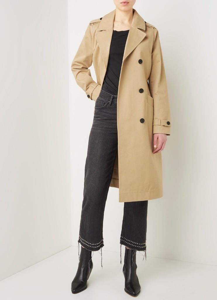 Nieuw Allsaints regenjas trenchcoat maat L van 378 voor 149€, Beige, Maat 42/44 (L), Nieuw, Allsaints