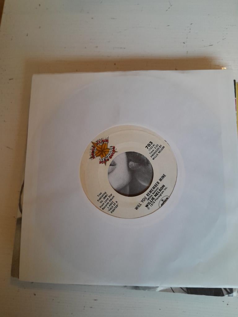Willie nelson 7 inch will you remember mine, Cd's en Dvd's, Vinyl Singles, Ophalen of Verzenden, Zo goed als nieuw, Pop
